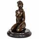 Statue Femme érotisme Art De Bronze Sculpture Figurine 22cm