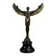 Statue Sculpture D'art En Métal Bronze Véritable Mythologie Grecque Icare Sur