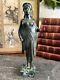 Statuette Bronze & Socle Marbre Sculpture Artemis Art Grec