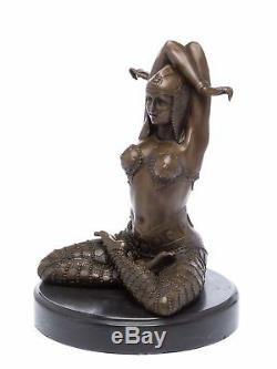 Statuette de danseuse style Art déco bronze