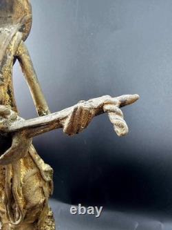 Statuettes Africaines Bronze Massif (x3) Sculpture Art Tribal Artisanat Cire