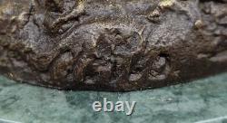 Style Art Nouveau Bronze Fairy Femme Statue Sur Marbre Bass, Sculpture Nr