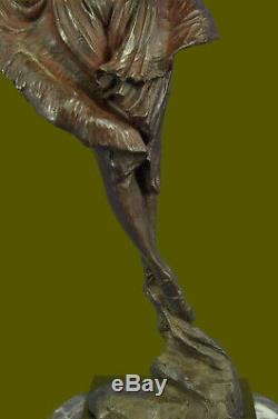 Style Art Nouveau Delor Nu Femme Soldé Statue Bronze Figurine Sculpture