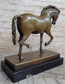 Tang Cheval Par Barye Art Déco Moderne Bronze Sculpture Figurine Fonte de