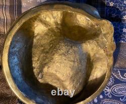 Très belle sculpture de chat endormi en bronze art déco année 40/50