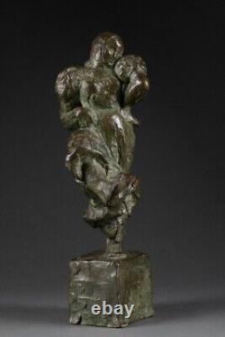 Ulysse GEMIGNANI (1908-1973) Danseuse en habits sur un pied Bronze Art Déco