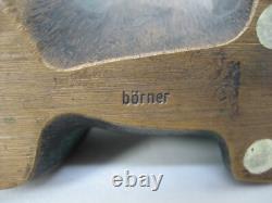 Vieux Klaus Börner Art Design Bronze Ours Sculpture Abruzzenbär Avec Signature