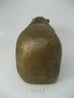 Vieux Klaus Börner Art Design Bronze Ours Sculpture Abruzzenbär Avec Signature