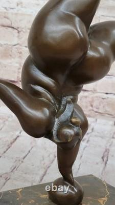 Vintage Bronze Sculpture Abstrait Mi Siècle Moderne Nu Moderniste Art Solde Nr