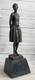 Vintage Original Sculpture Bronze Style Art Nouveau Femme Vieux Victorien Statue