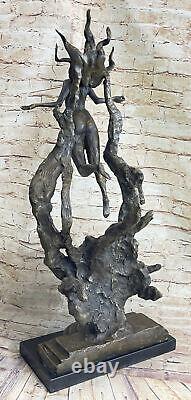 Western Bronze Chair Statue Méduse Serpent Déesse Art Sculpture Figurine Gift Nr