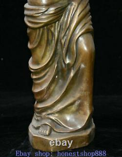 Western art deco bronze women girl Roman mythology Venus god of Love sculpture