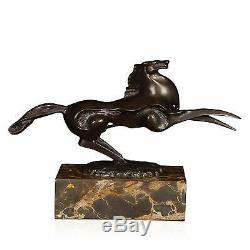 World Art Cheval Petit Sculpture En Bronze Multicolore, 16x24x7,5 Cm