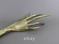 YVES LOHE large bronze sculpture, Vintage 1970s, French artist, Signed art piece