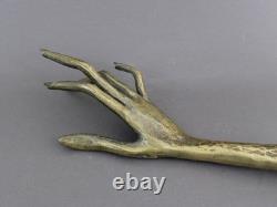 YVES LOHE large bronze sculpture, Vintage 1970s, French artist, Signed art piece