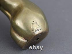 ZAHM abstract art bronze sculpture, Vintage 1990s, Signed & numbered woman bust